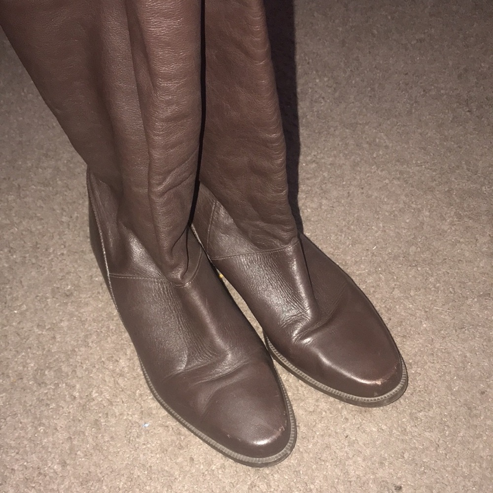 Mister Shoes Brown Leather Boots